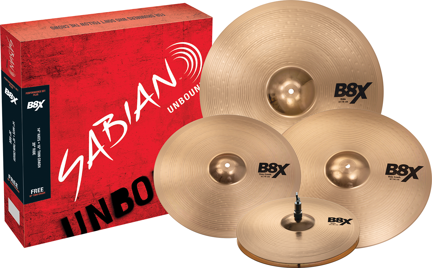 Sabian B8X Perf Plus Set 45003XG 14H/16-18C/20R