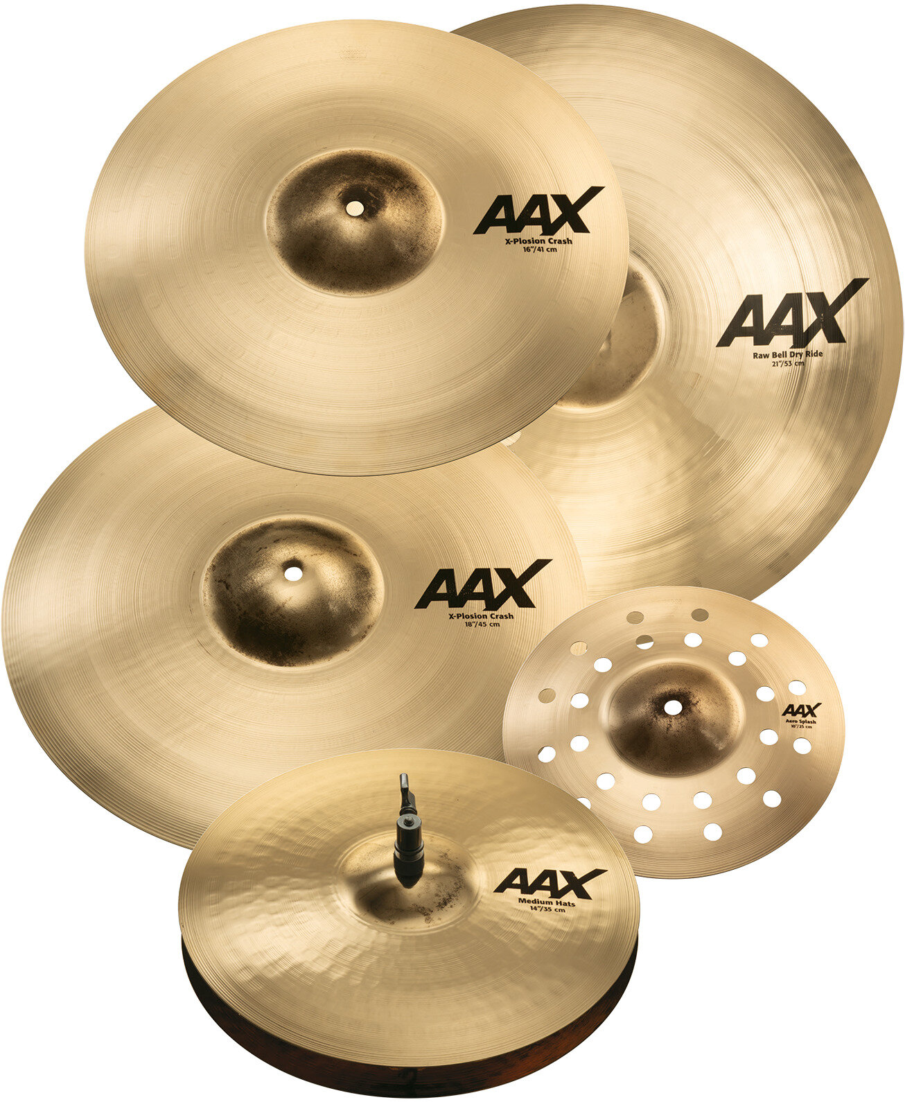 Sabian AAX Praise/Worship 14MH/16/18XC/21RB/10Aero