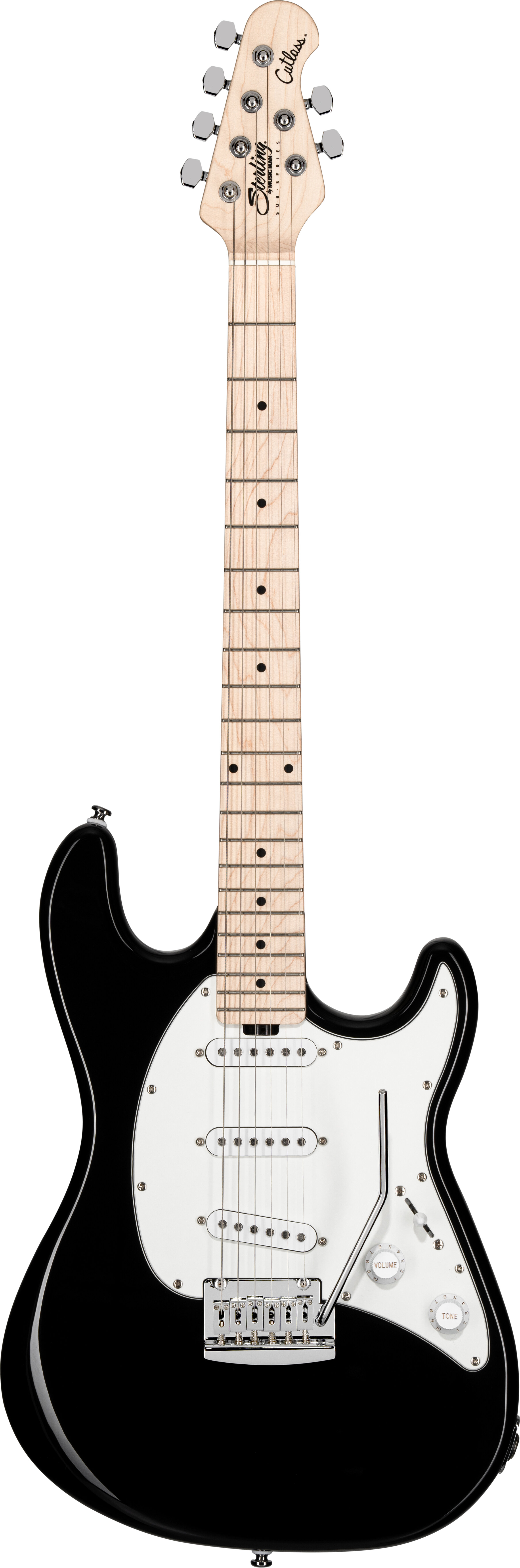 Sterling Cutlass CT30SSS Electric Guitar Black -  Sterling by Music Man, ST-CT30SSS-BK-M1