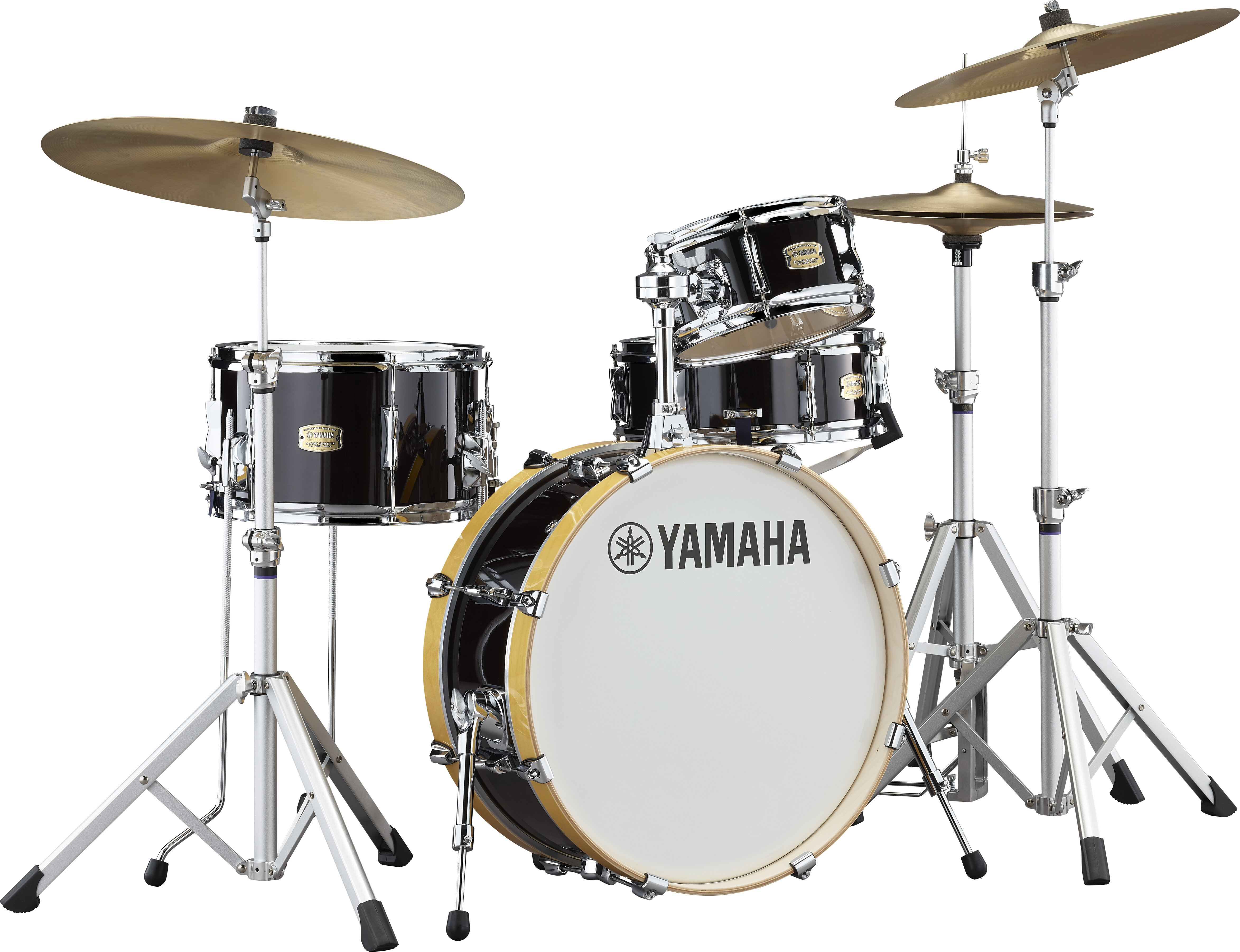 Yamaha Stage Custom 4Pc Hip ShellKit Raven Black -  SBP0F4HRB