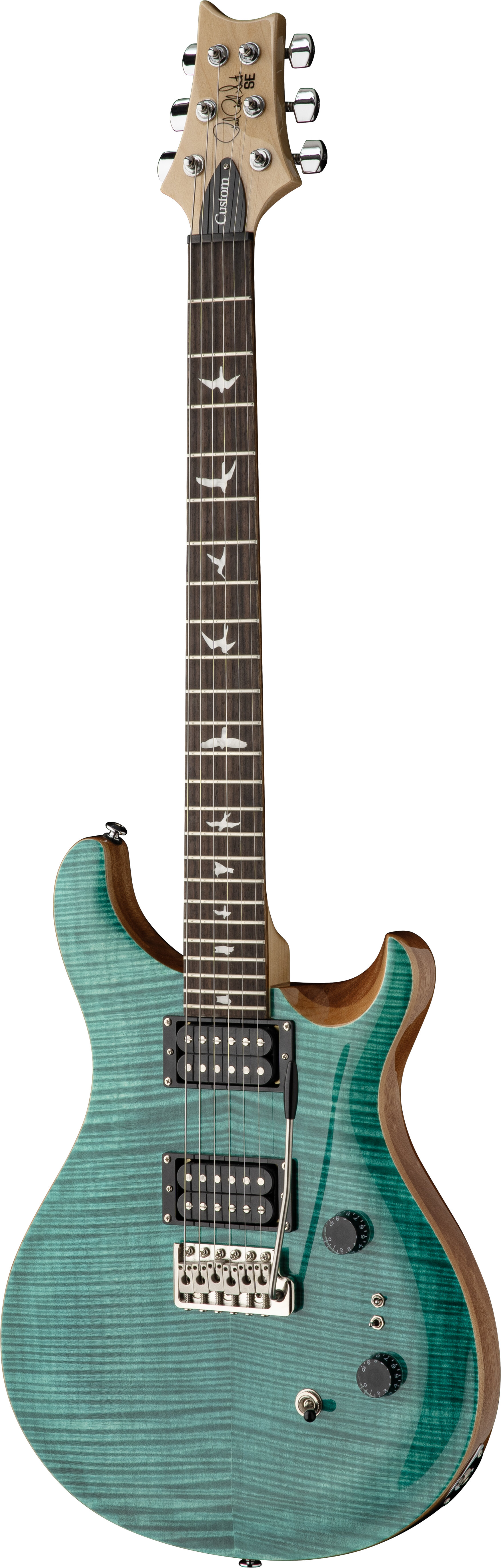 PRS SE Custom 24-08 Electric Guitar Turquoise -  107994::TU: