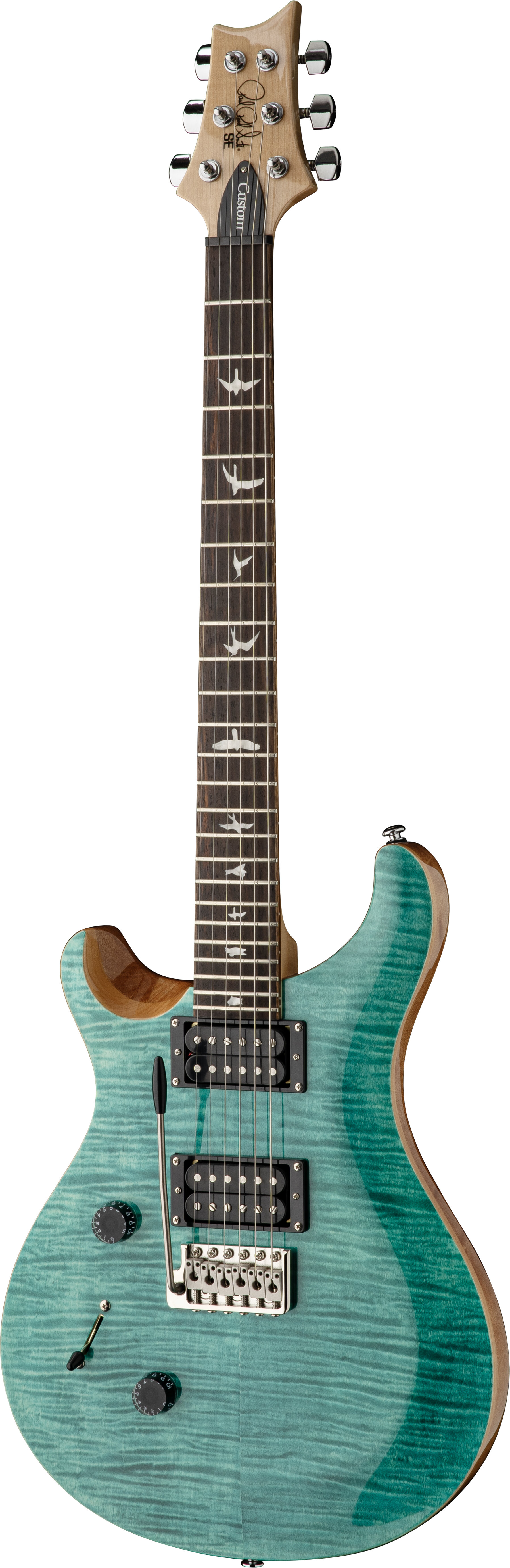 PRS SE Custom Lefty Electric Guitar Turquoise -  111440::TU: