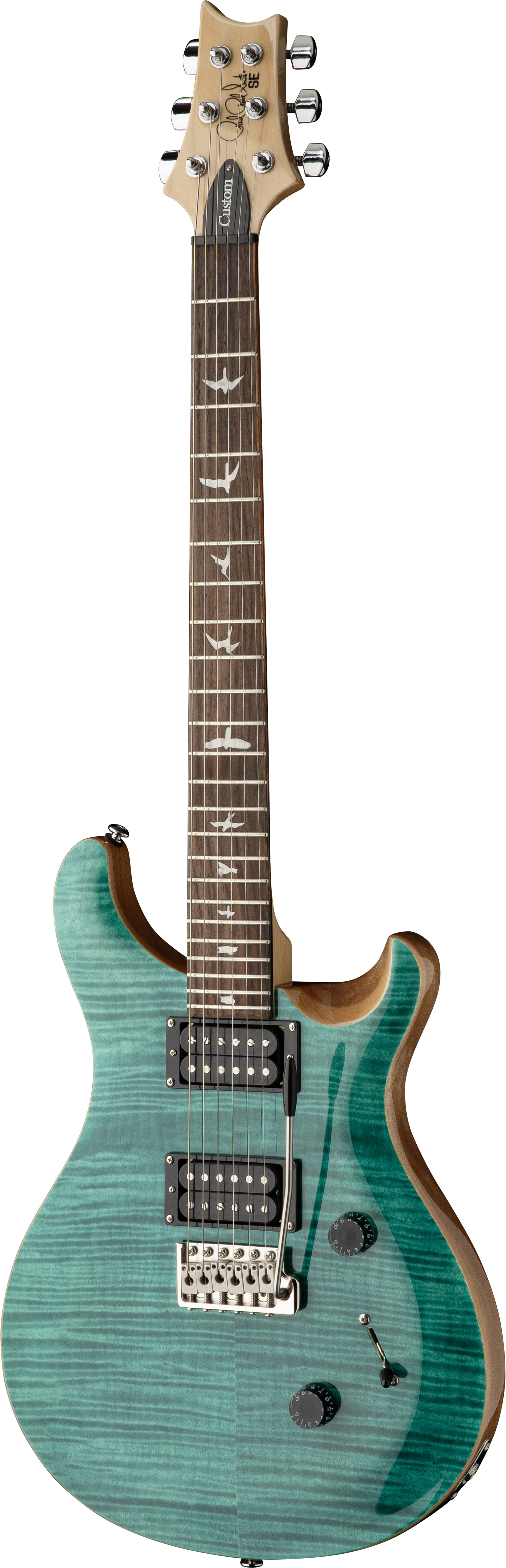 PRS SE Custom 24 Electric Guitar Turquoise -  107993::TU: