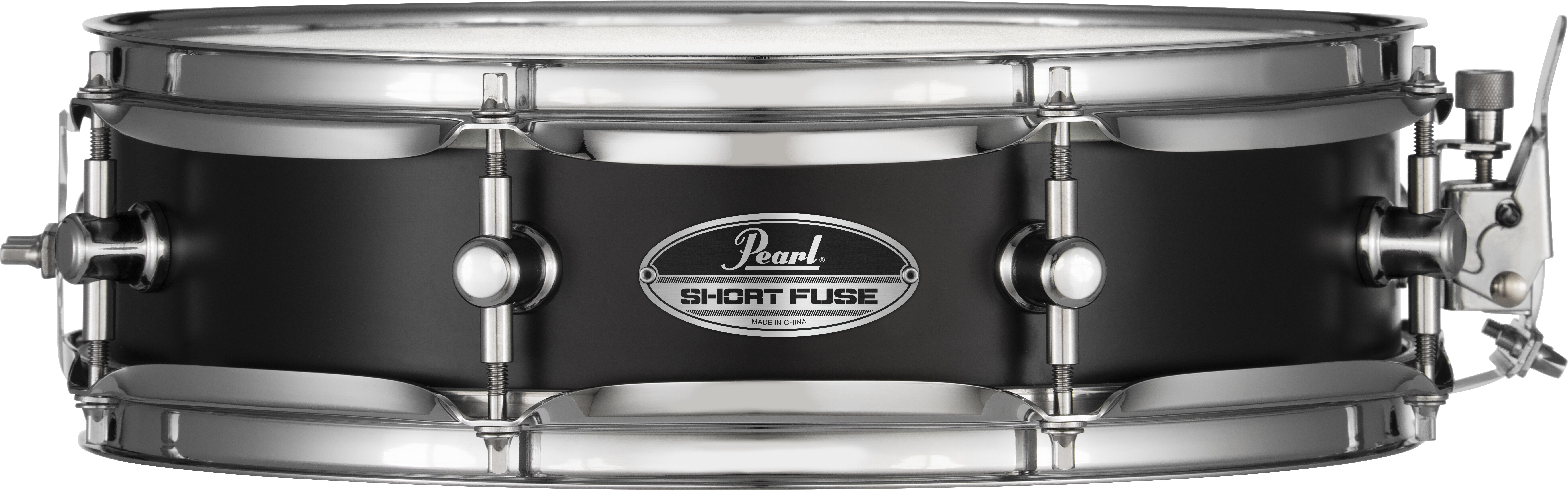 Pearl Short Fuse 13x35 Blk Steel Piccolo Side Snar