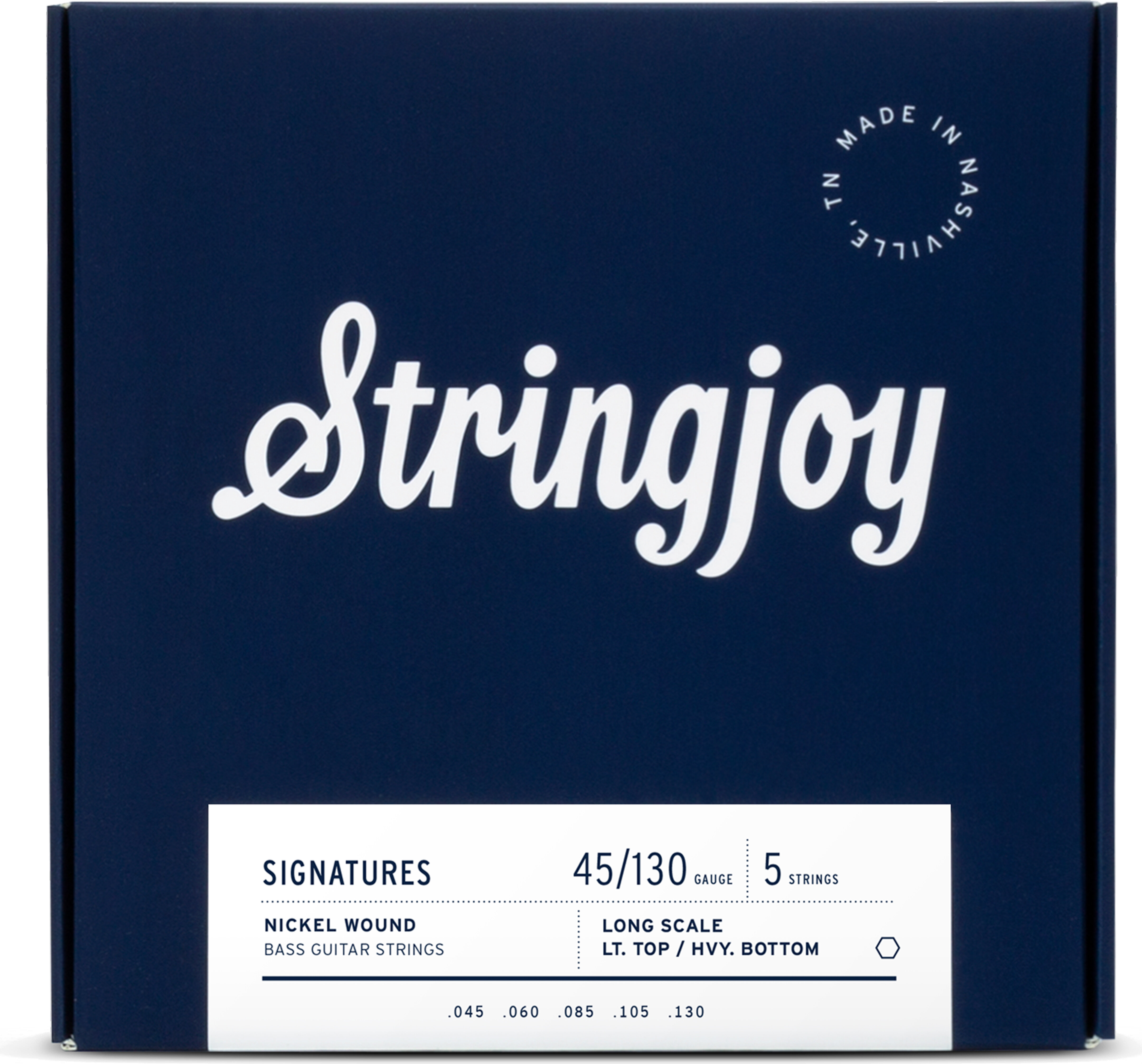 Stringjoy SJ-NBA45130LS Nickel 5 String Bass Set