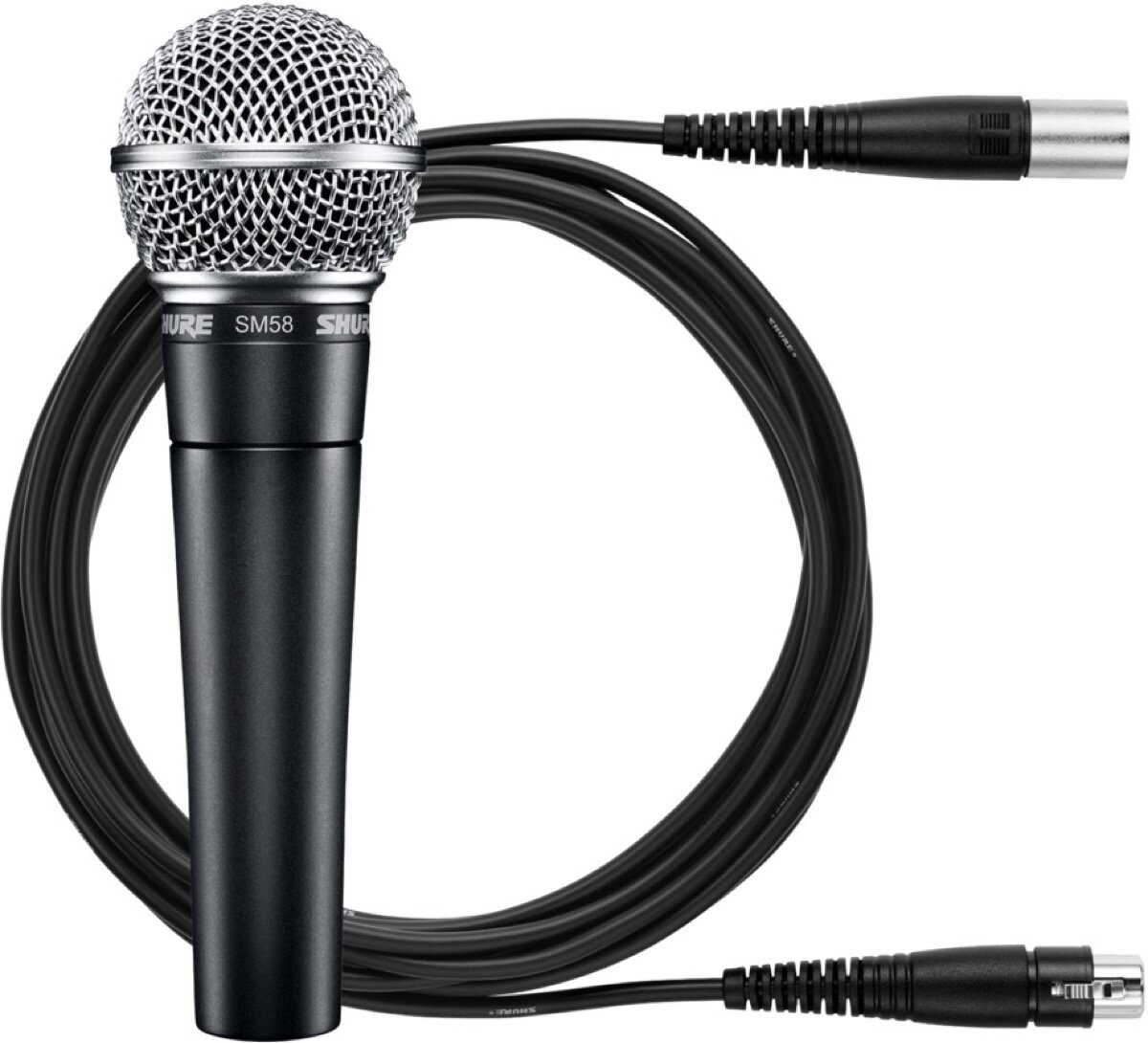 Shure SM58 Cardioid Dynamic w 25ft XLR to XLR Cabl