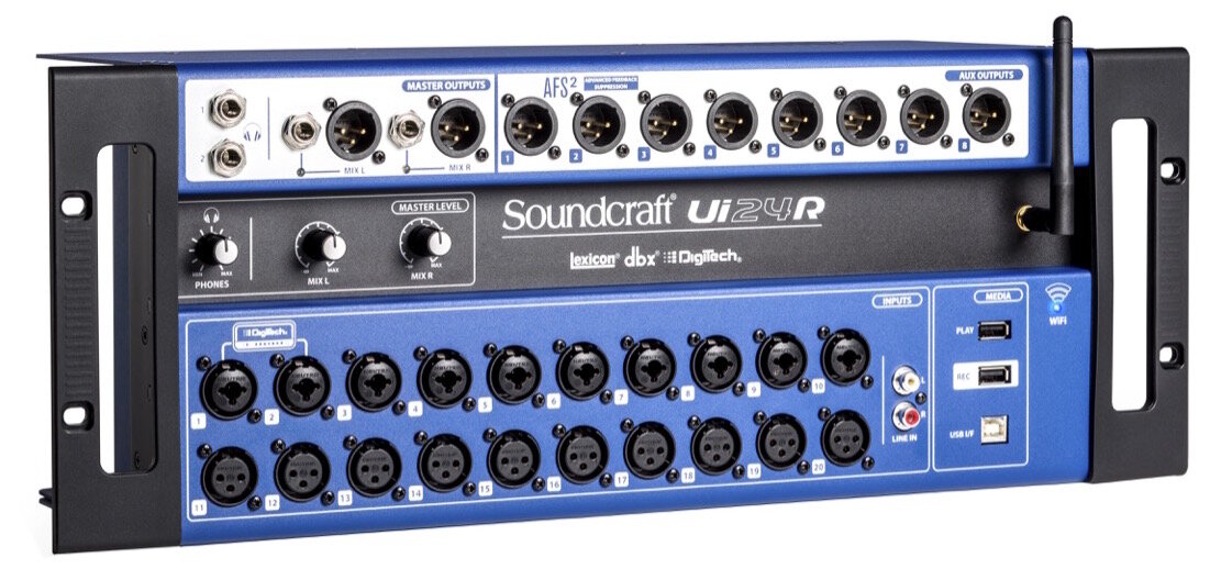 Soundcraft Ui24R Rack Mount Digital Mixer