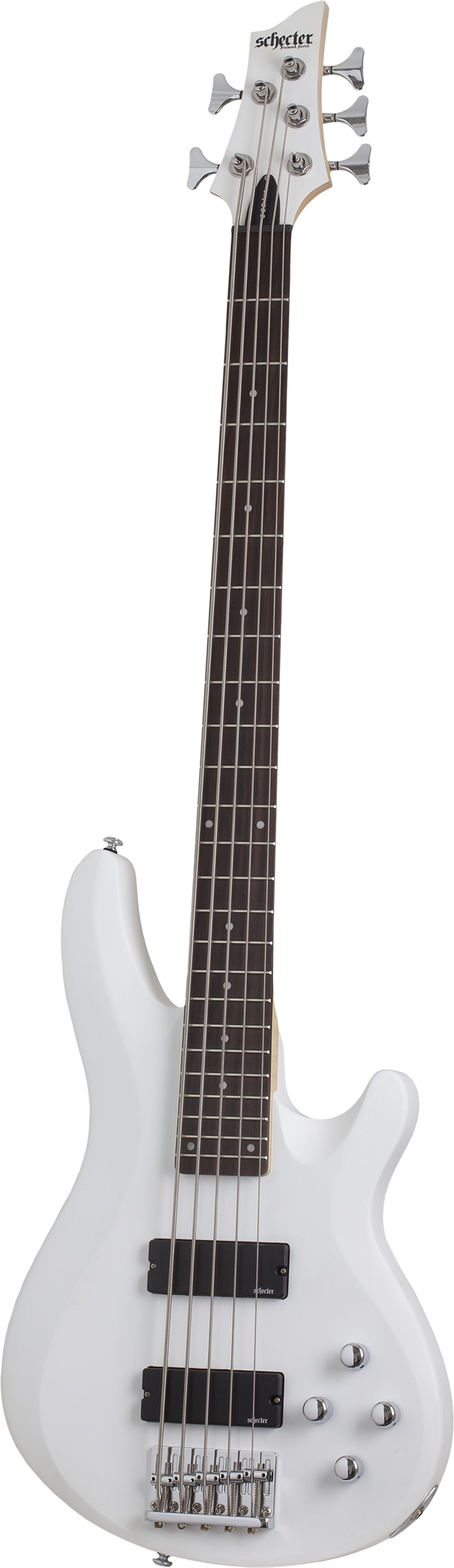 Schecter C-5 Deluxe Bass Satin White -  587