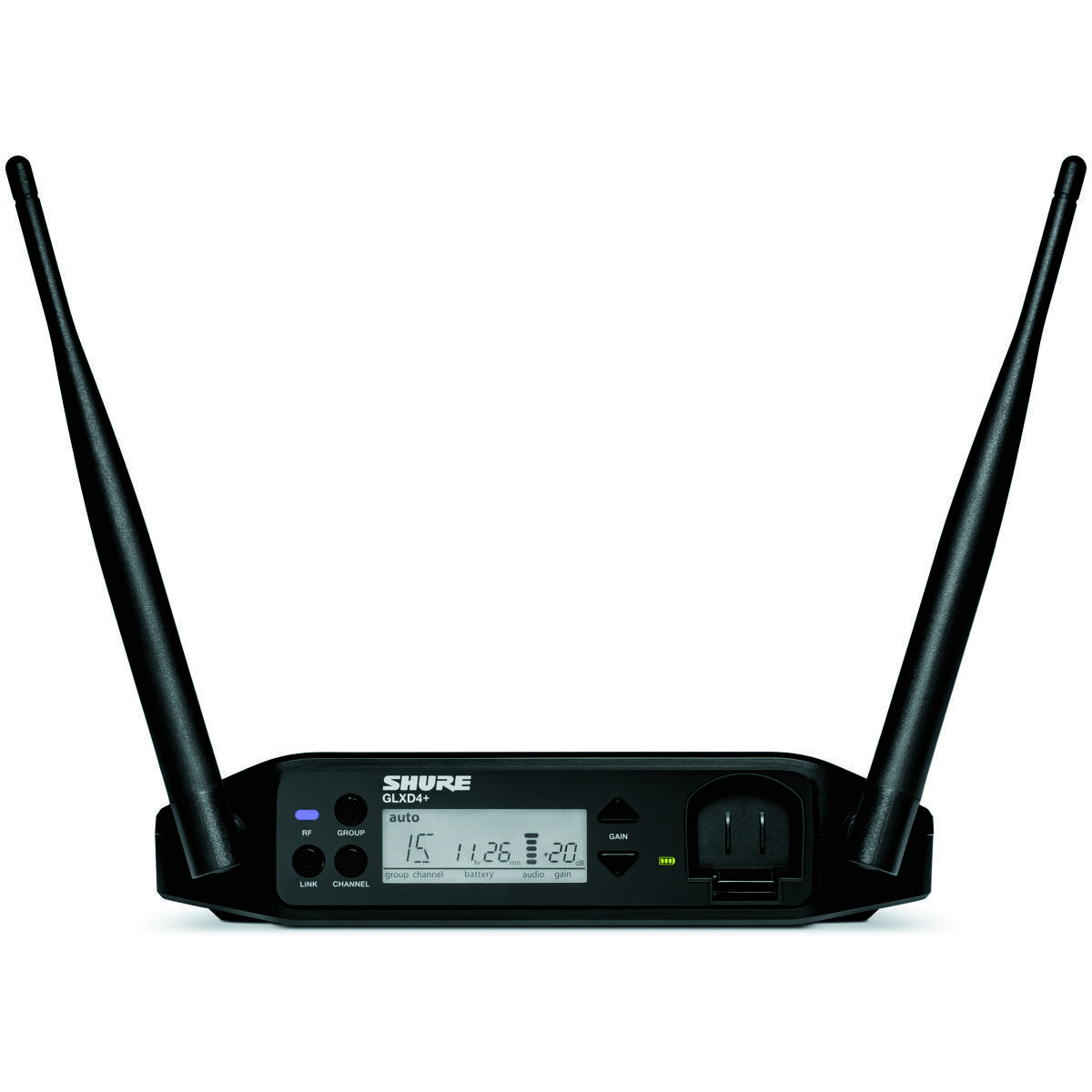 Shure GLXD4 PL Digital Wireless Receiver Only -  GLXD4+=-Z3