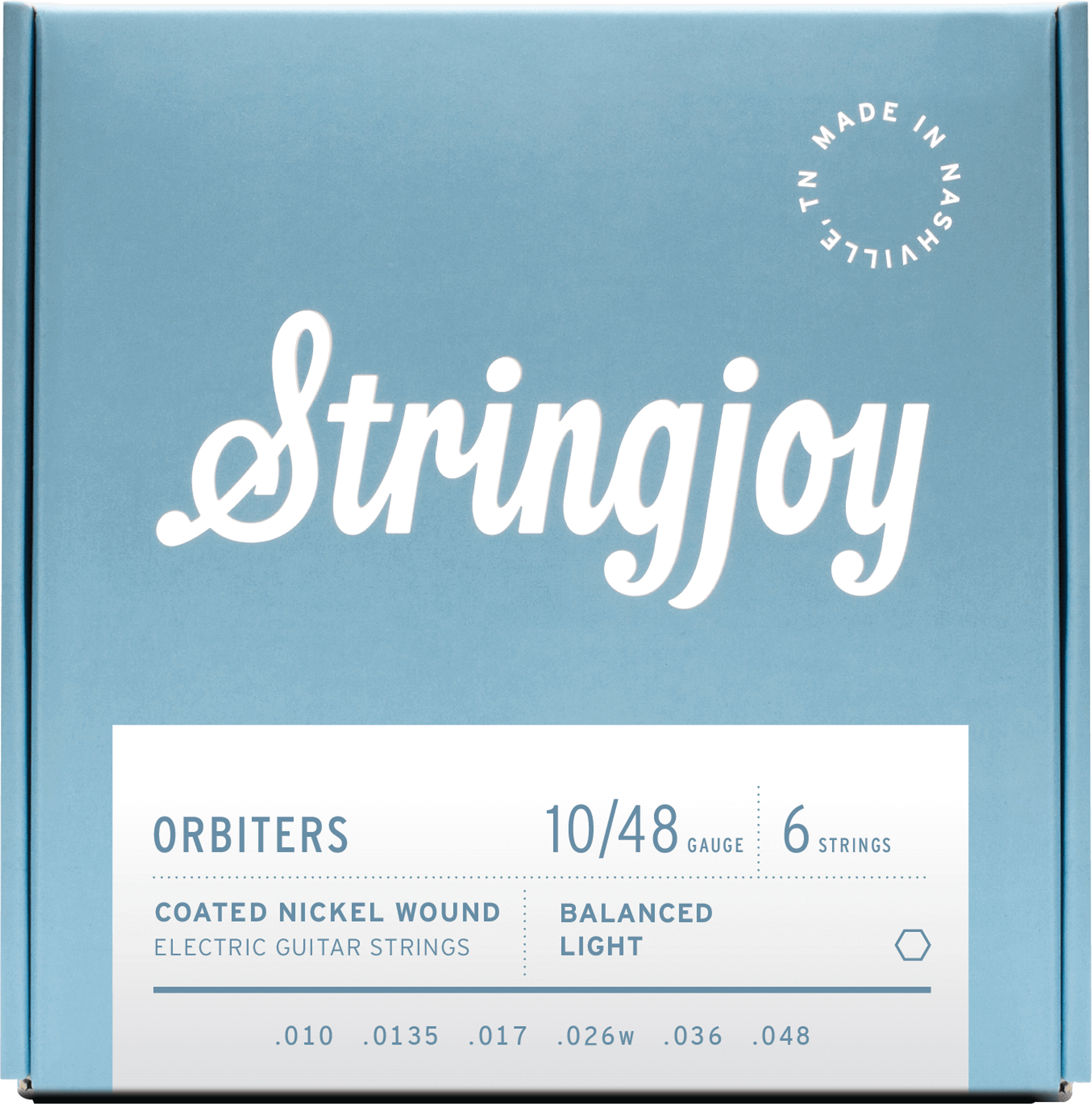 Stringjoy SJOR1048 Coated Electric Guitar Strings