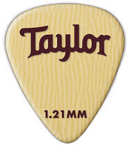 Taylor Premium DarkTone Ivor 351 Picks 1.21mm 6 Pk -  Taylor Guitars, 70720
