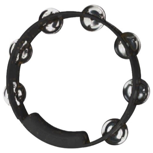 Rhythm Tech 4018 True Colors 8 In Tambourine Blk