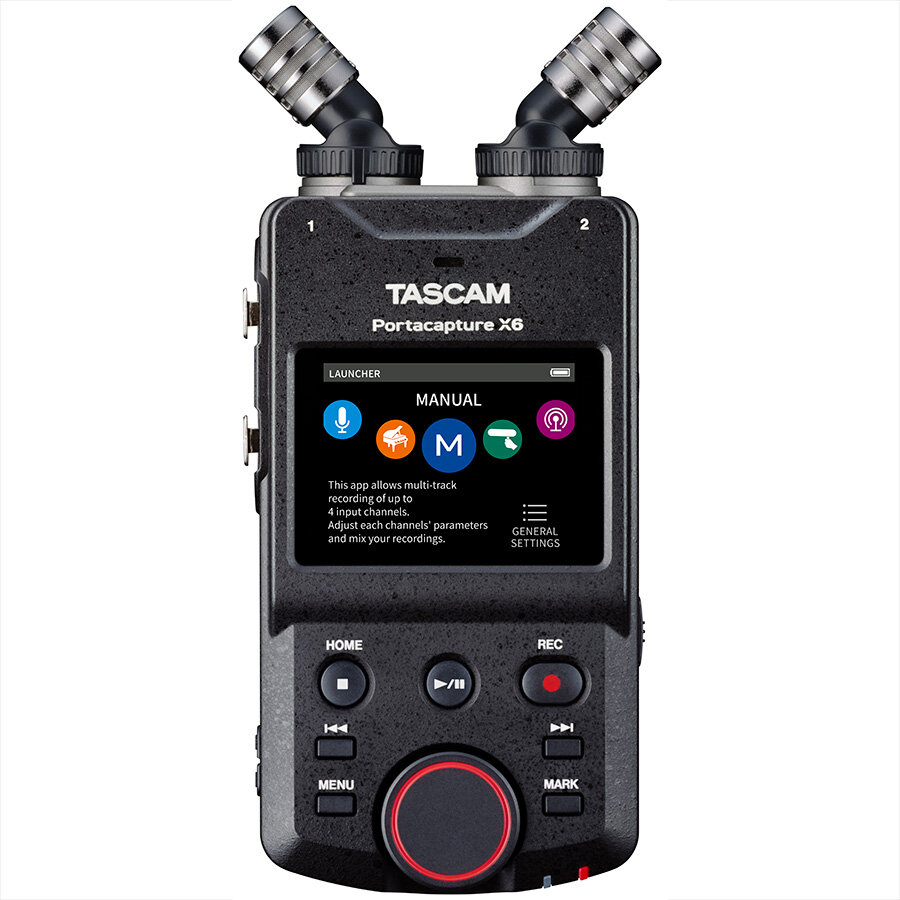Tascam PORTACAPTUREX6 6Trck Digital Audio Recorder -  PORTACAPTURE-X6