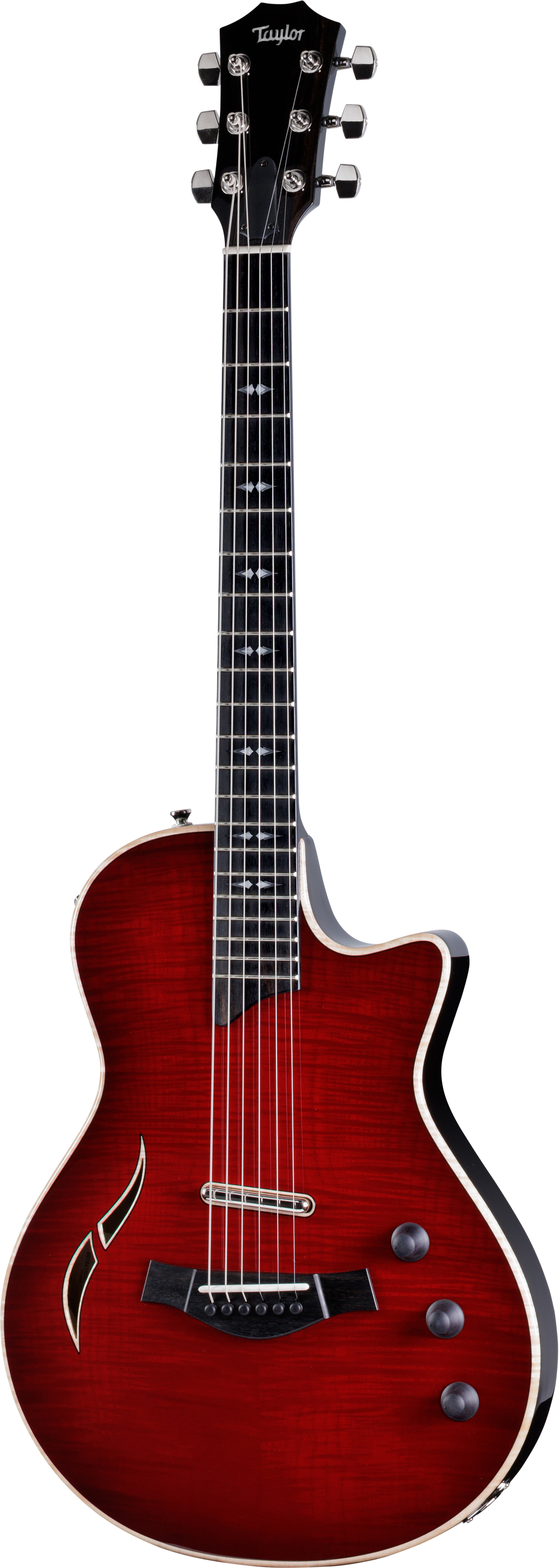 Taylor T5z Pro Armrest Electric Guitar Cayenne Red -  Taylor Guitars, T5z-Pro-Red-Armrest