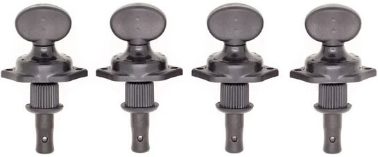 Graph Tech PRU4004BK Ratio Ukulele Tuners Black
