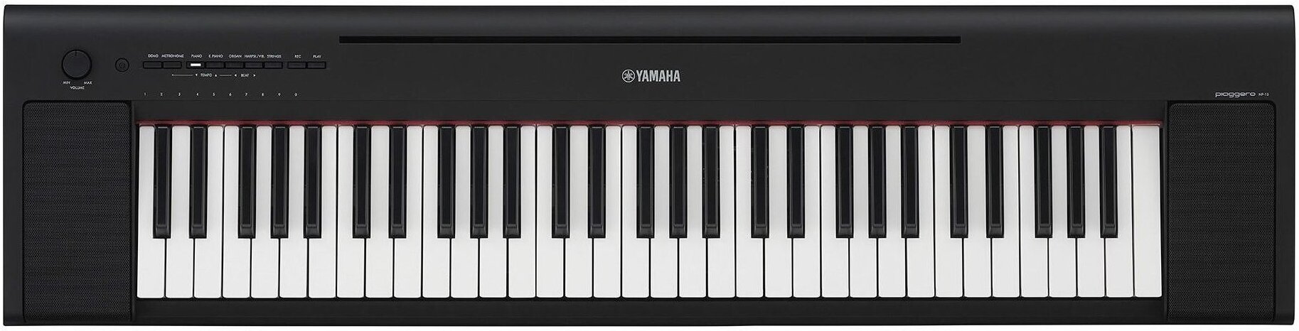 Yamaha NP15 61 Key Portable Digital Piano in Black