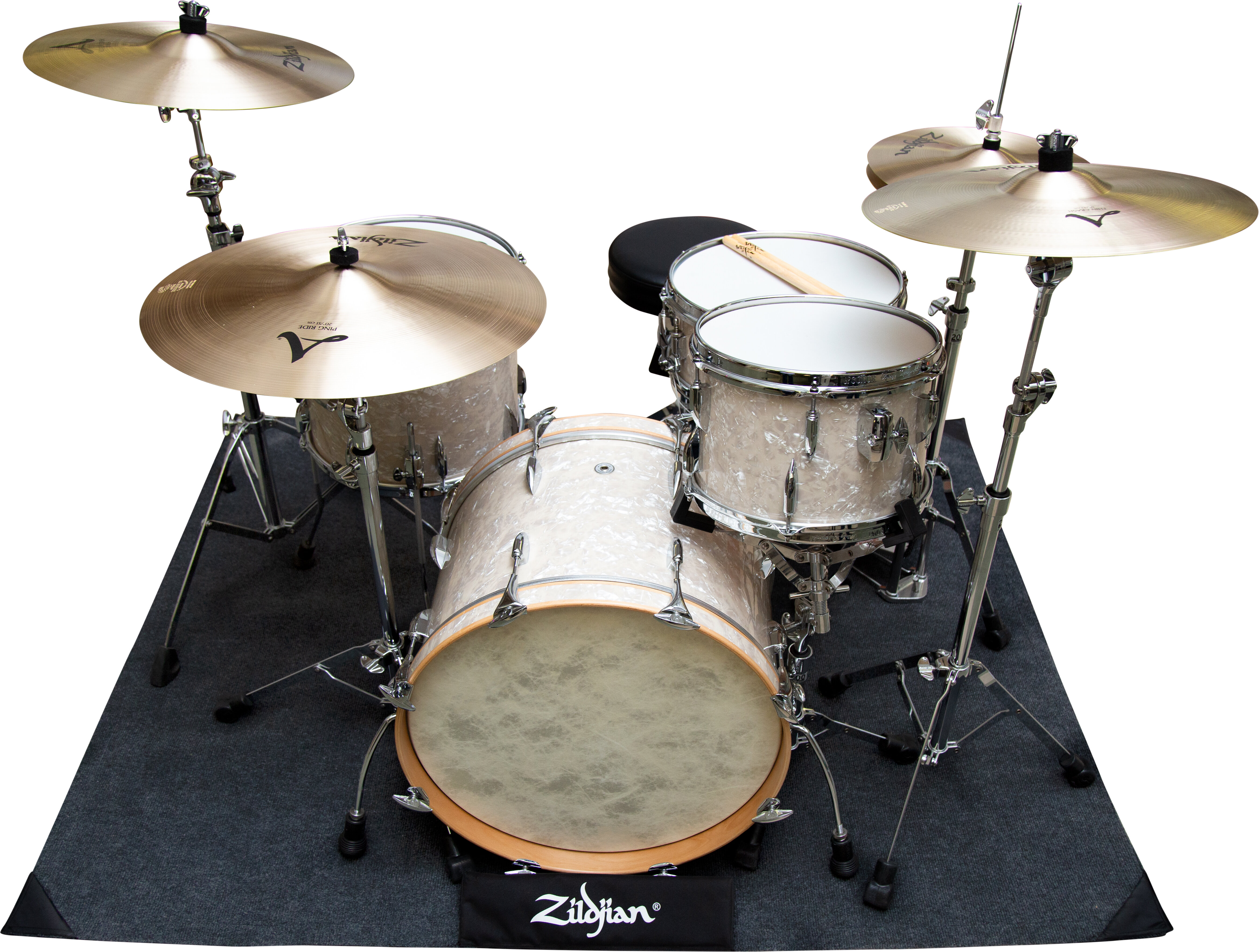Zildjian ZGIGRUG 5 Ft 5 Inch x 4Ft 5 Inch Drum Rug