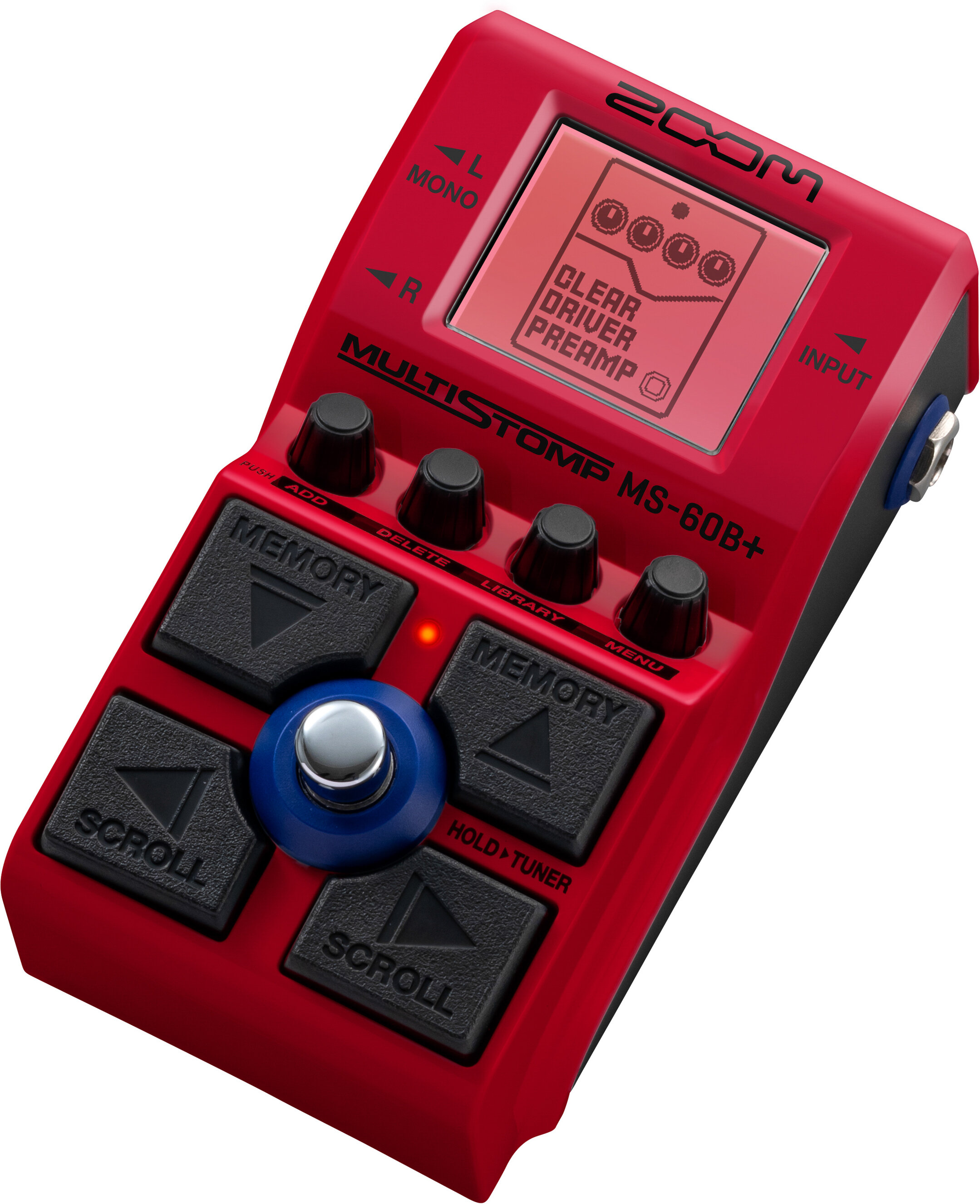 Zoom MS60B Plus MultiStomp Bass Guitar Effects