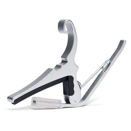 Kyser Quick Change Guitar Capo Silver -  KG6SA