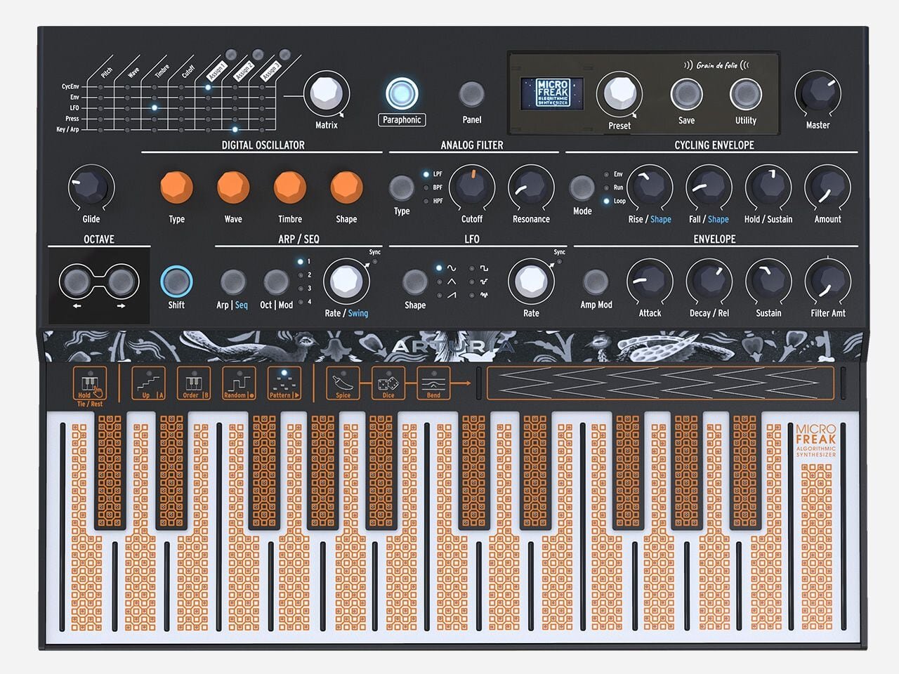 Arturia MicroFreak Keyboard Hybrid Synth