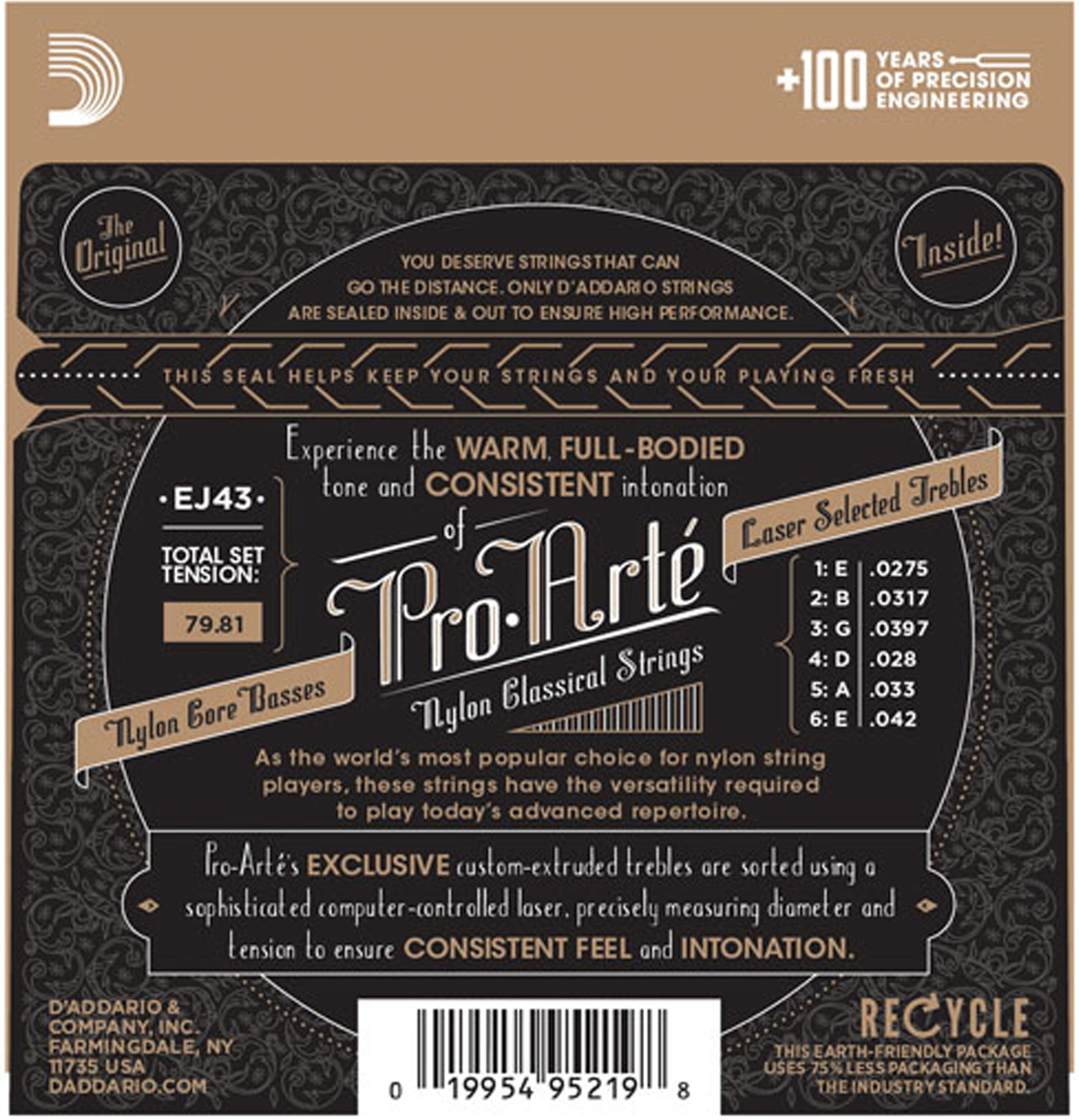 DAddario EJ43 Pro-Arte Nylon Classical Strings