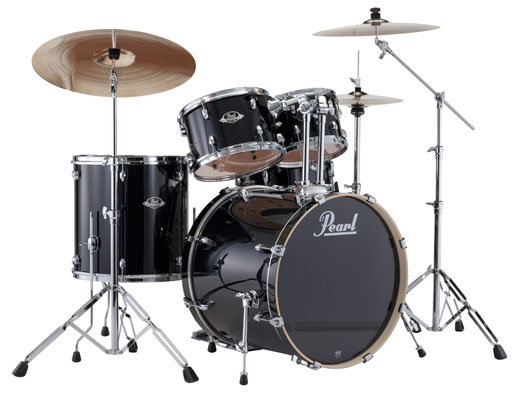 Pearl Export 5Pc Drum Set w/HWD Jet Black