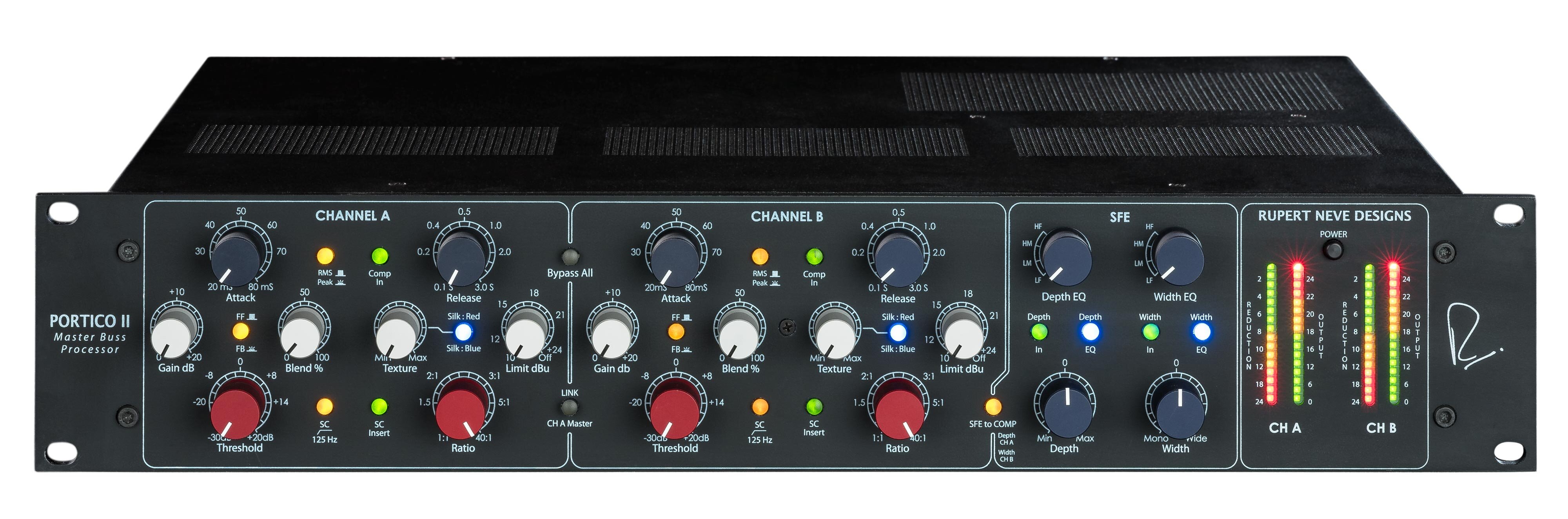 Rupert Neve Portico II Master Buss Processor Black