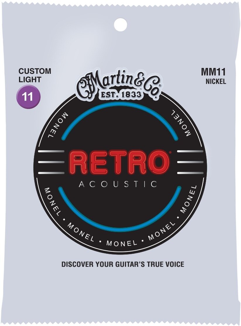 Martin 41Y19MM11 Retro Monel Acoustic Strings