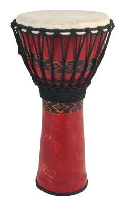 Toca Freestyle 12 Inch Rope Tune Djembe Bali Red -  SFDJ-12RP