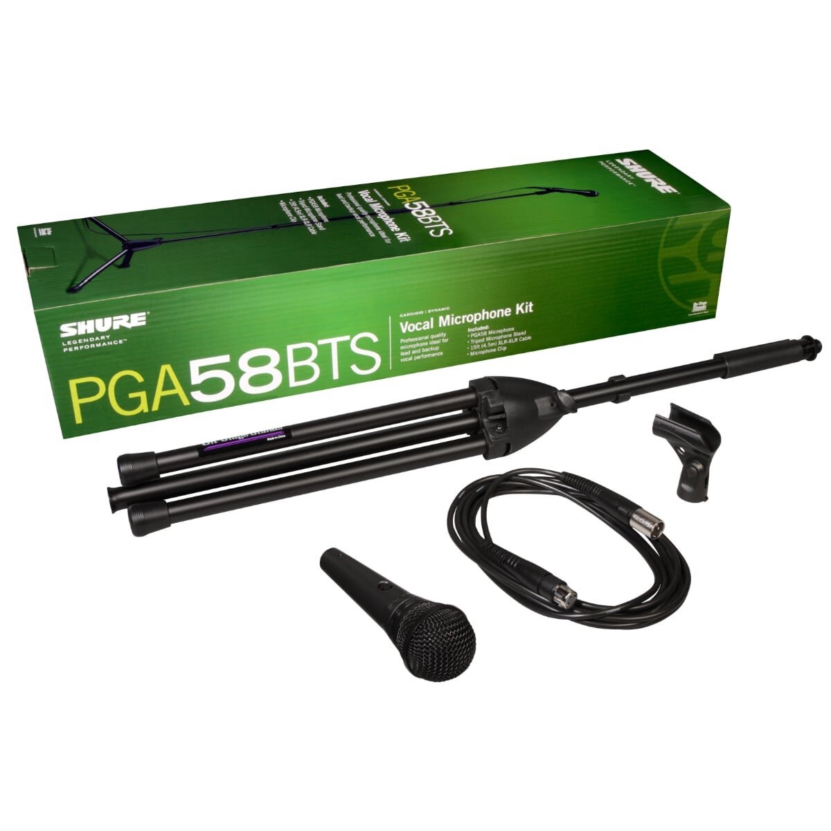 Shure PGA58BTS PGA58 Vocal Mic Kit