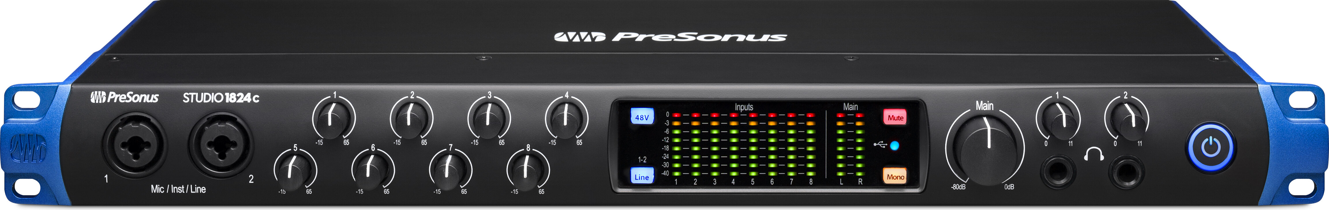 PreSonus Studio 1824C USBC Audio MIDI Interface