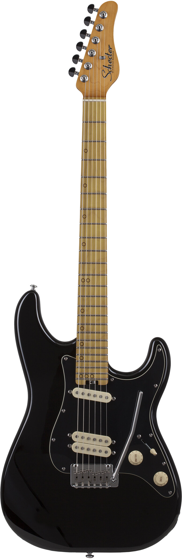Schecter MV-6 Electric Guitar Gloss Black -  4201