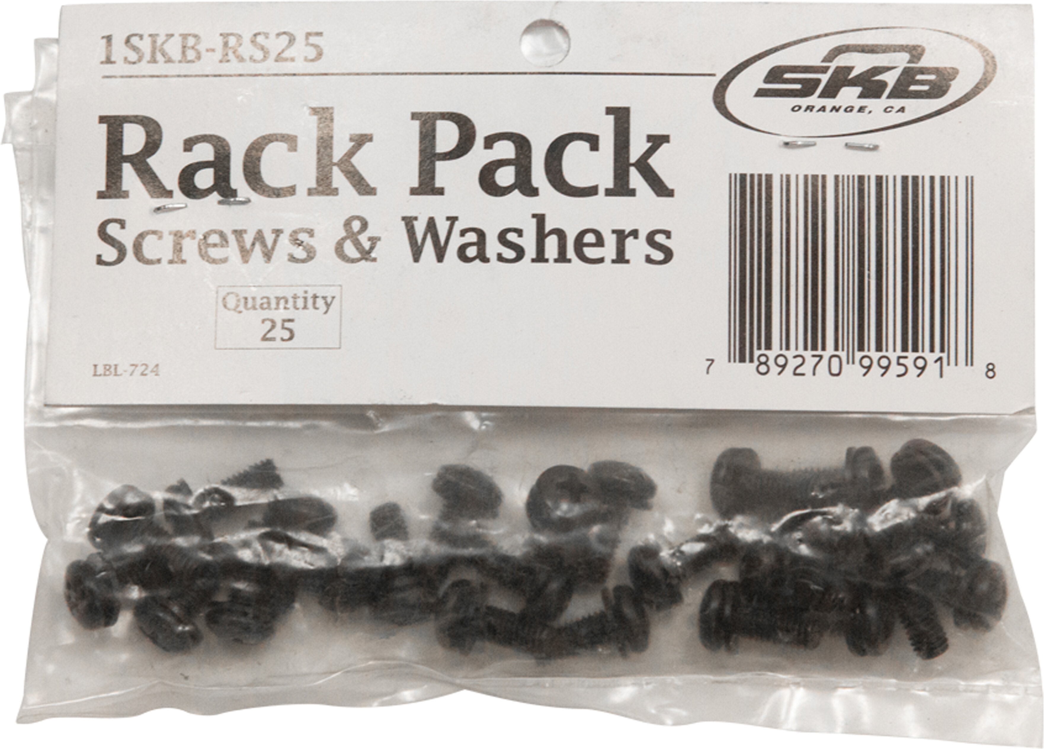 SKB Rack RS25 Screws and Washers 25 Pack