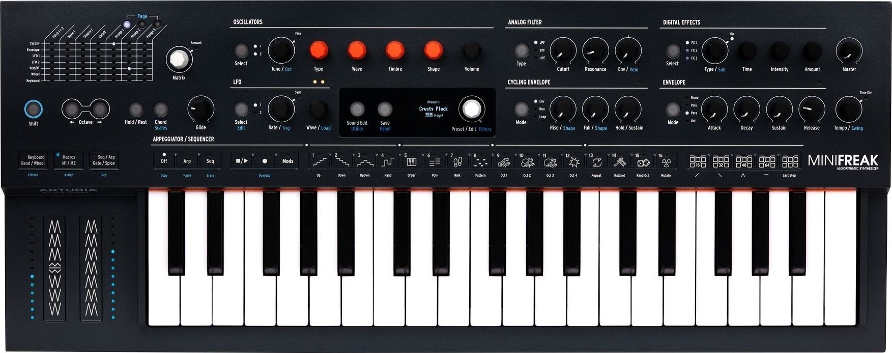 Arturia MiniFreak Keyboard Hybrid Synth